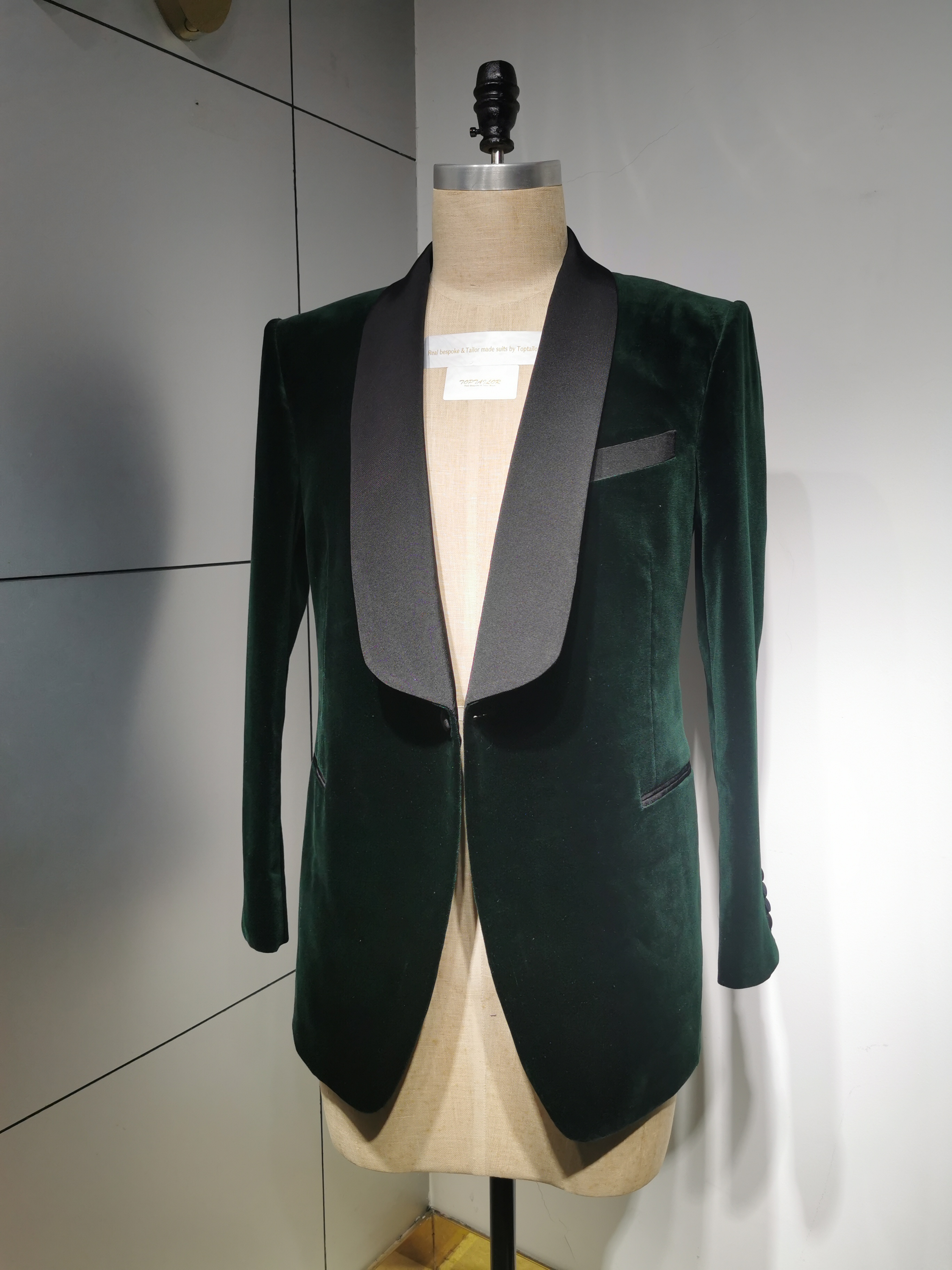 Custom smoking jacket